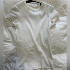 BUNDLE Djerf Avenue Long Sleeve AND T Shirt in White